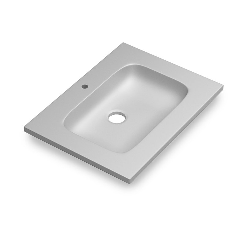 DAX 18.12'' Bathroom Sink, Silver