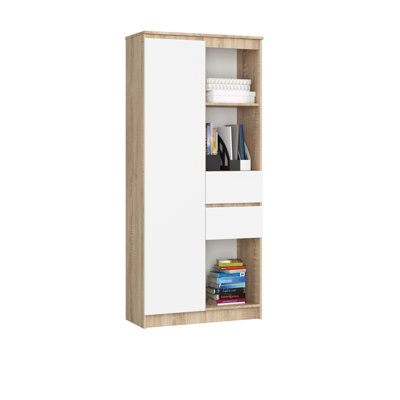 Aubre 180cm H x 80cm W Standard Bookcase
