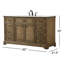 Ensemble de meuble-lavabo simple 60 po Hermes-73360021