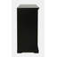 Armoire d'appoint de style transitionnel arqué 33 po avec portes en verre Sherree-106492249