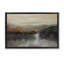 Cadre flottant abstrait Autumn Glow Mountain, design par Silvia Vassileva-1824584444-1824584442