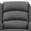 Chaise berçante avec accoudoirs évasés