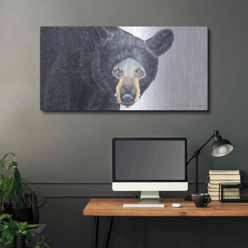 «Black Bear» par Diane Fifer, H 24 po x l 48 po