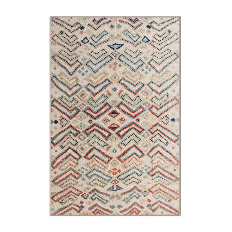 Abstract Indoor Rug, Rectangle 8' x 12'