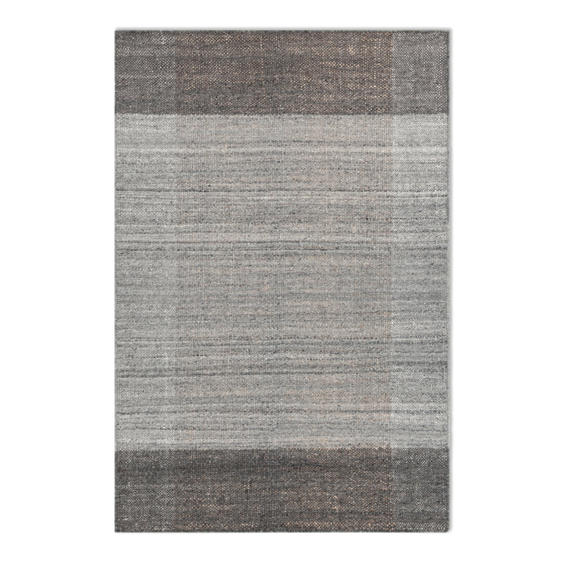 Echo Rug Area Rug in Gray, Rectangle 8' x 10'