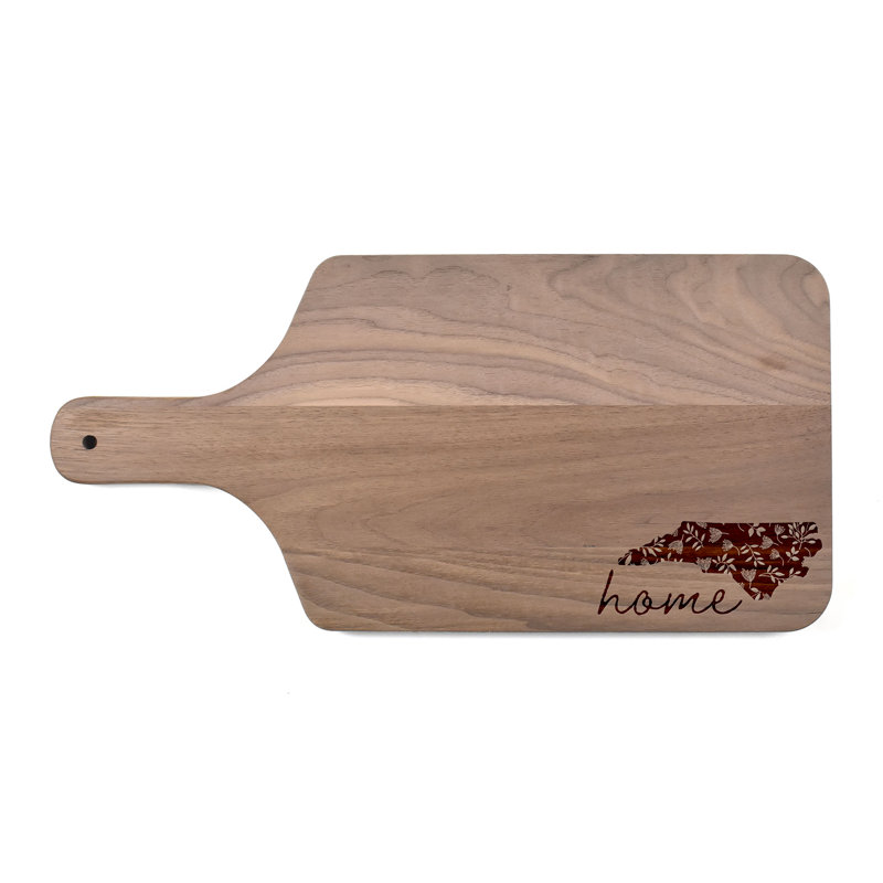 Floral Home State - North Carolina Cutting Board