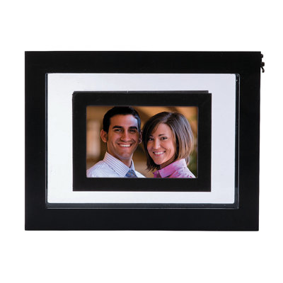 Black Wood Floater Picture Frame