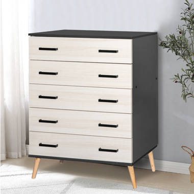 Corrigan Studio® Hadari Tall Chest Of Drawers Modern 6 Drawer