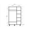 Rummel 3 Door Manufactured Wood Wardrobe-1433870005