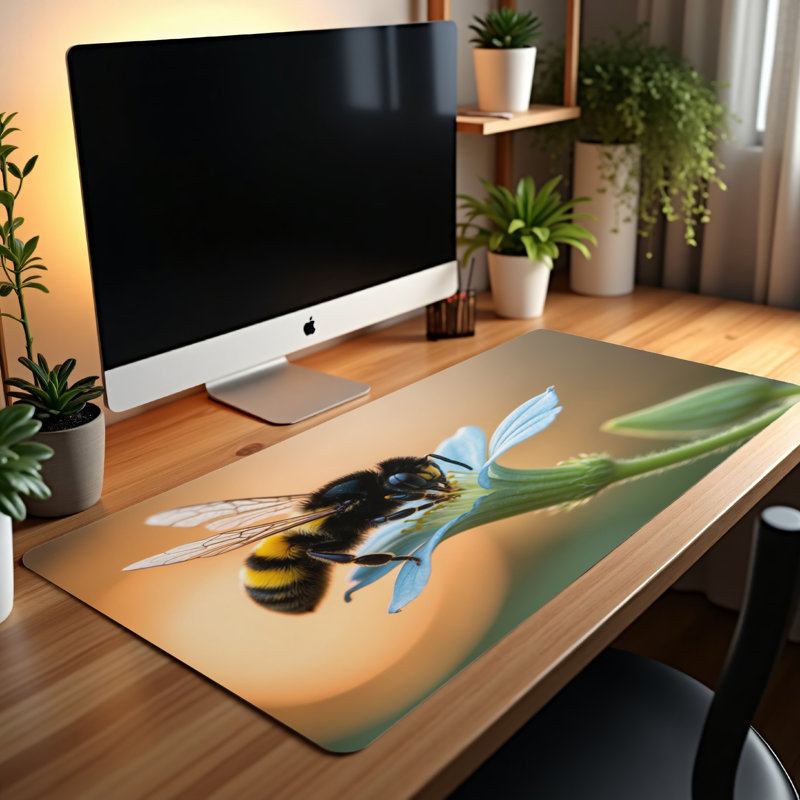 Polyester Desk Pad, 23.6x13.8