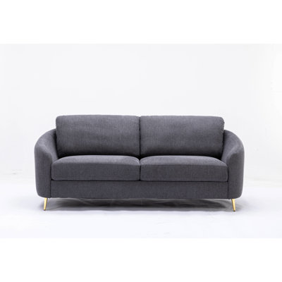 Élégante chaise longue en lin gris inclinable, réglable, canapé chic relaxant, support en métal stable, siège adaptable