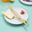 Ensemble de service à pâtisserie doré, ensemble de service à gâteau doré, couteau à gâteau et ensemble de service parfait pour mariage, anniversaire, fêtes et événements