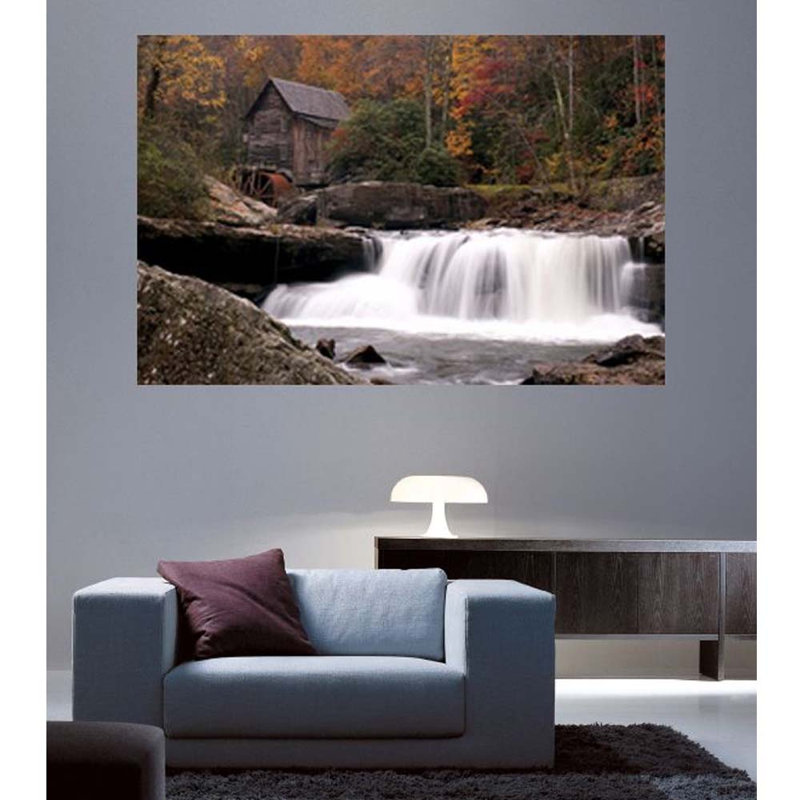 Landscape & Nature Non-Wall Damaging Wall Decal, 47.5" H x 72" W
