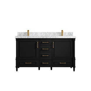 Aberdeen 60'' Double Bathroom Vanity with Top