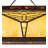 Nuevo Mission Glass Semi Flush Mount