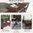Folding Rattan Side Table, Outdoor End Table, Coffee Table