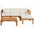 Ayten Acacia 4 - Person Patio Conversation Set with Cushions-1030928324