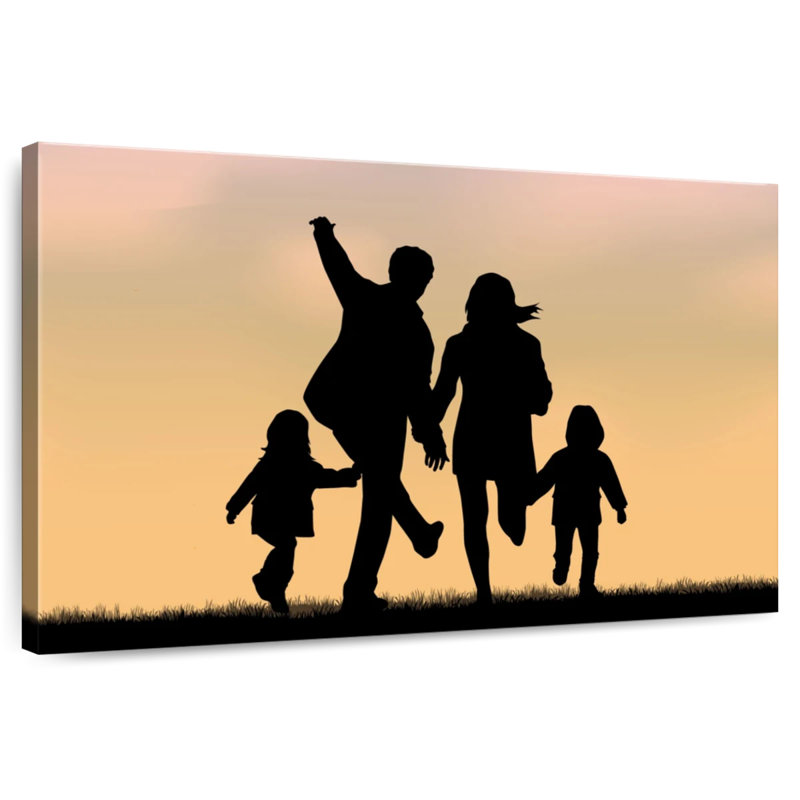 Silhouette de famille Leisha
