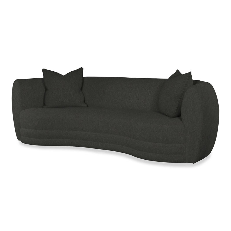 Paloma Sofa, Perigold Aspen Flannel Charcoal
