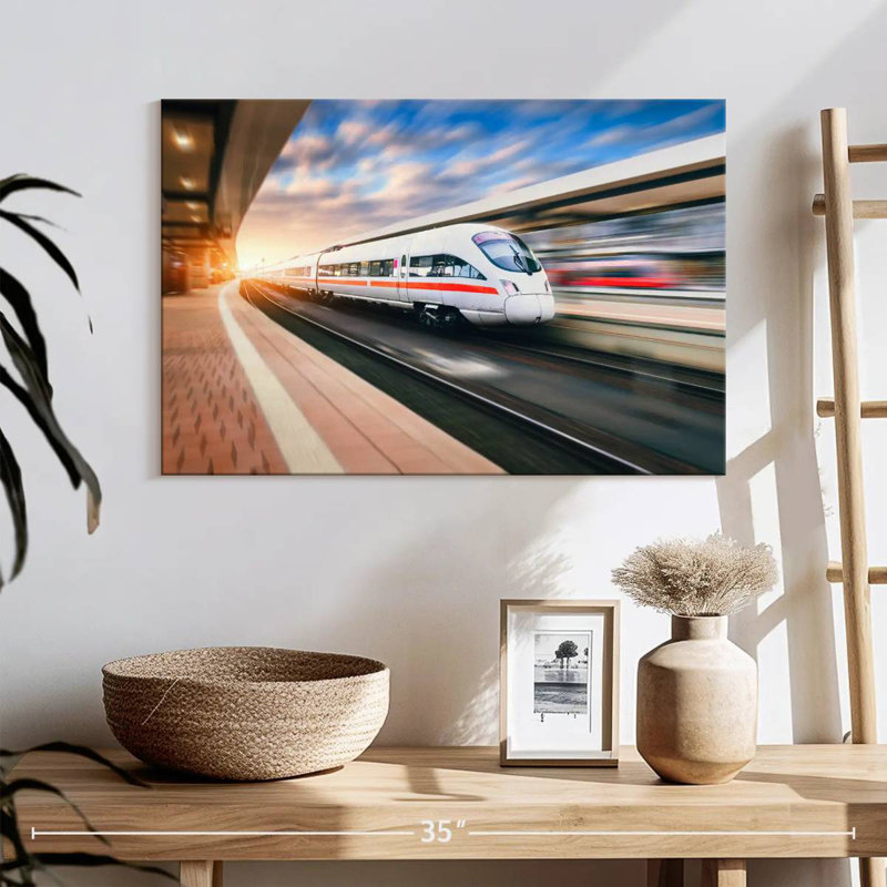 Mehar High Speed Train, 16" H x 24" W