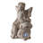 Garden Statuary Resin And Magnesia Fairy Sculpture With Glass Orb On Tree Stump Decorative Figurine