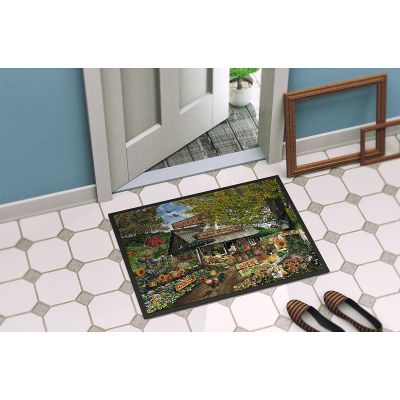 Non-Slip Outdoor Doormat, Rectangle 2' x 3'