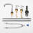 Widespread Double Handle Bathroom Faucet with Pop Up Drain-115745063