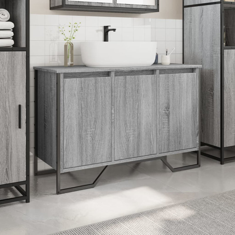 10-5 Under Sink Cabinet, Grey/Sonoma