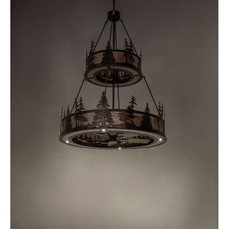 55" Wide Tall Pines Two Tier Chandel-Air
