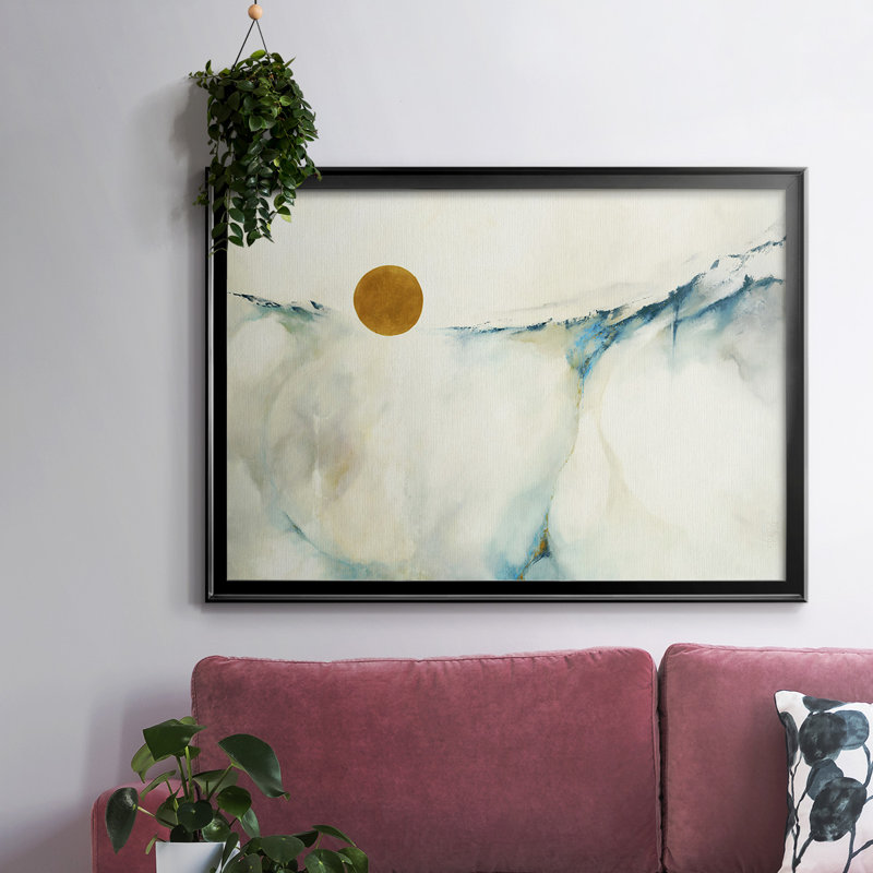 " Continuum ", Black Closed Corner Framed Canvas, 41'' H x 27'' W x 1.5"D