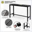 Ensemble de salle à manger pour 4 personnes en métal avec table de bar rectangulaire l 110,24 po, coussins inclus-1380413624-1380413630