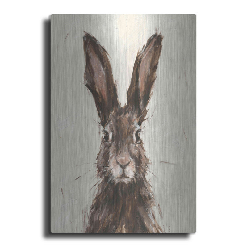 «European Hare I» par Ethan Harper - reproduction d'art non encadrée, L 16 po x H 24 po