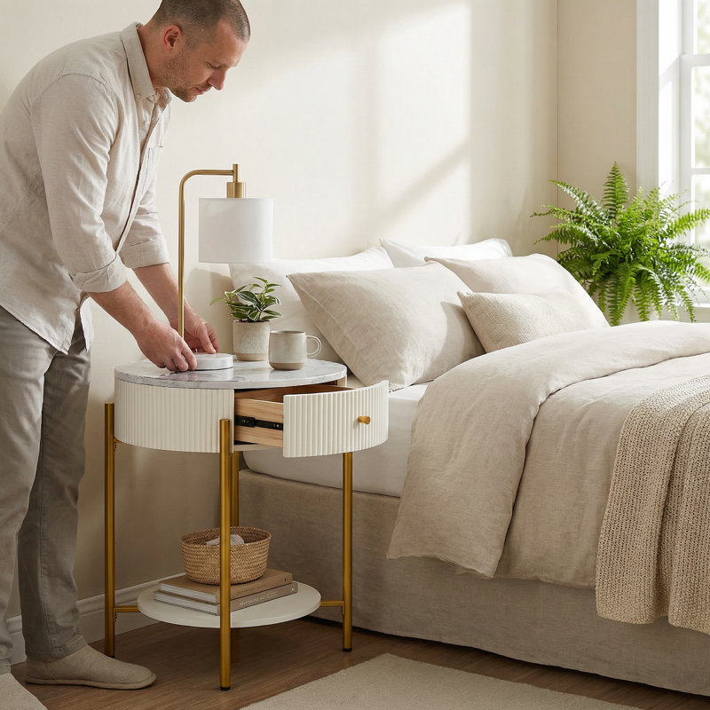 Table d'appoint Mid-Century
