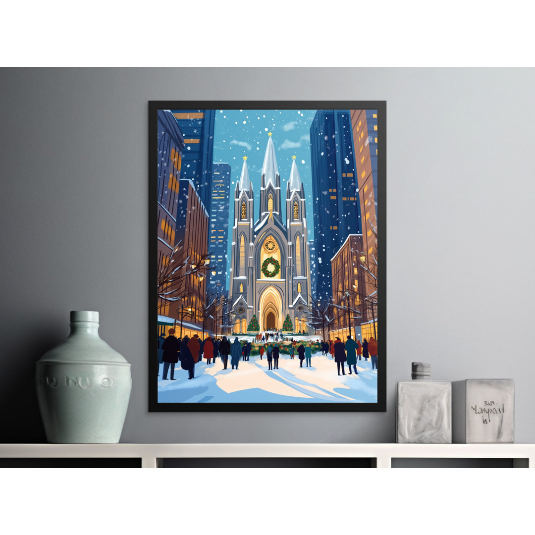 New York Christmas Matte Poster