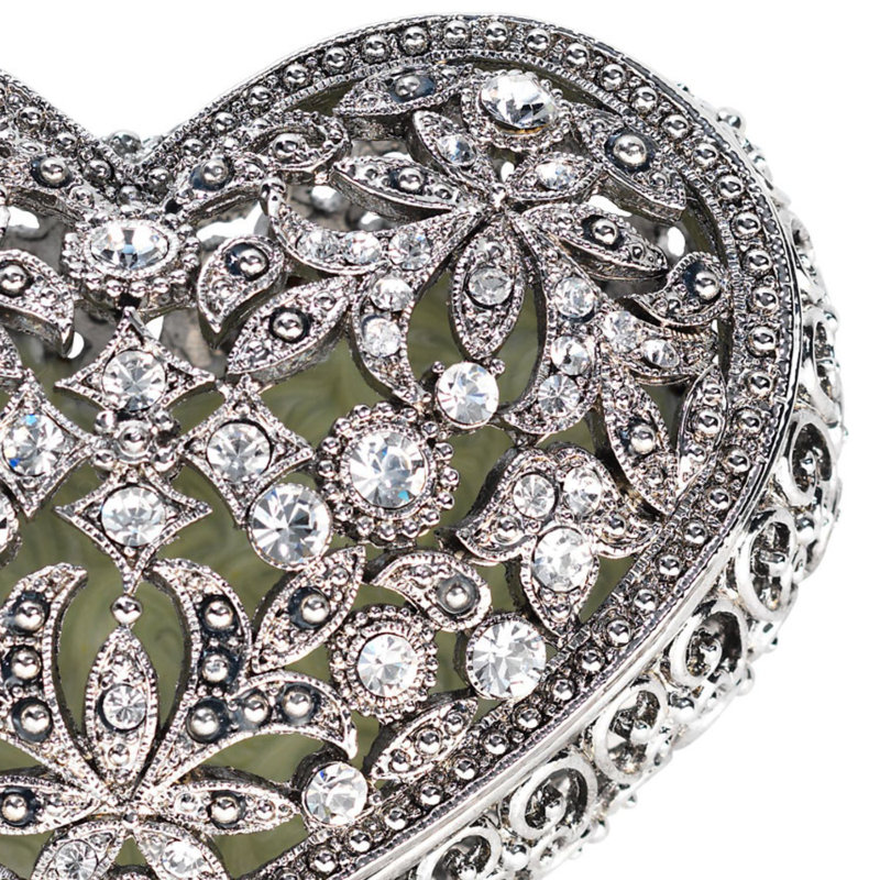 Luxembourg Decorative Box, Silver