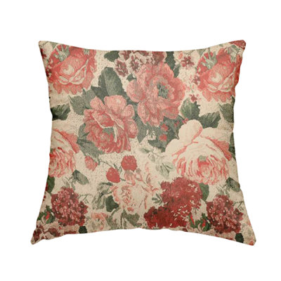 Frison Floral Rectangular Throw Cushion