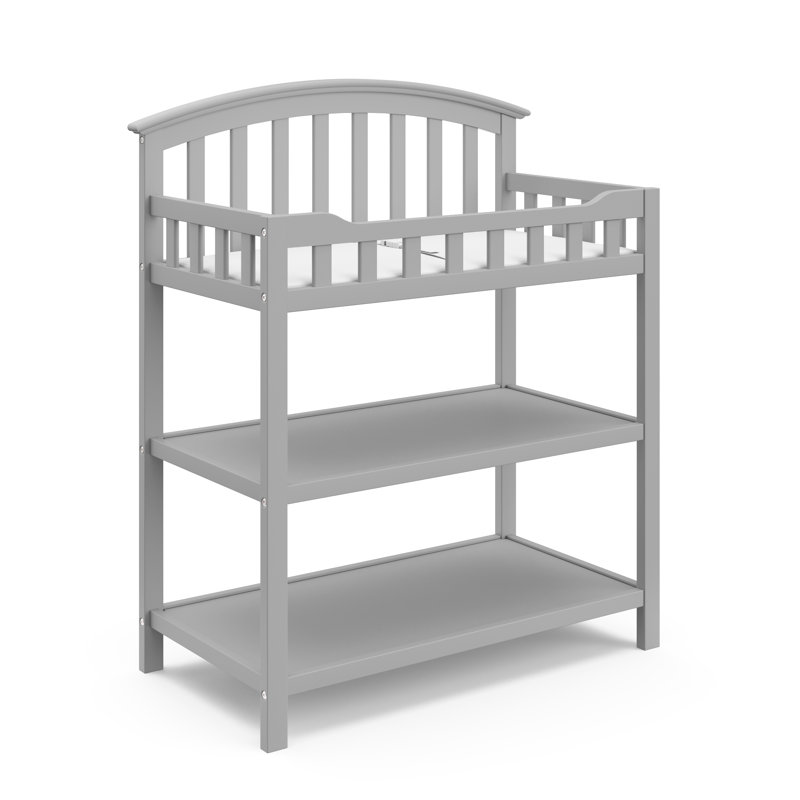 Graco Changing Table with Pad, Pebble Gray