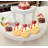 2-Tier Wood Riser,Wood Display Risers For Decor,Large Space Half Moon Dessert Display Stand,Multiple Wooden Display Risers Stand