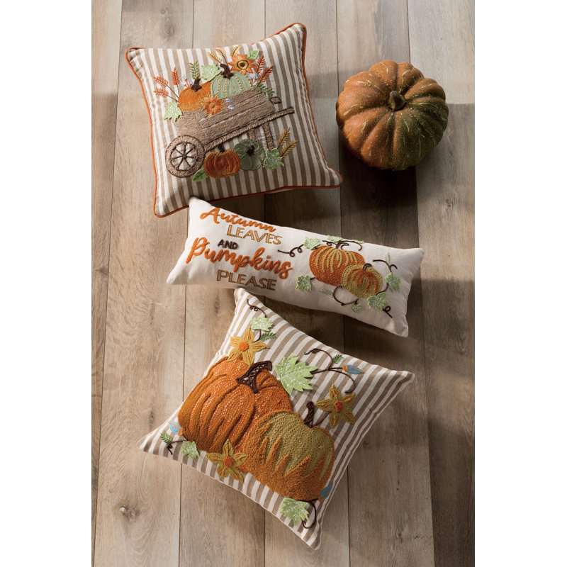 Coussin brodé Harvest
