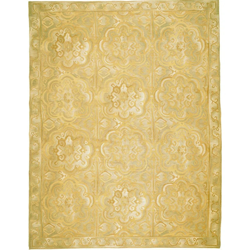Wool Floral Area Rug, Rectangle 12' x 18'