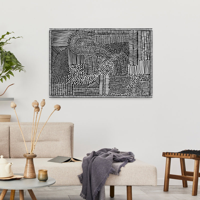 Print, 91.44 cm H x 60.96 cm W, Black/White