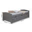Ulli cot bed with trundle and 3 drawers - including slatted frame-92871082-16734957