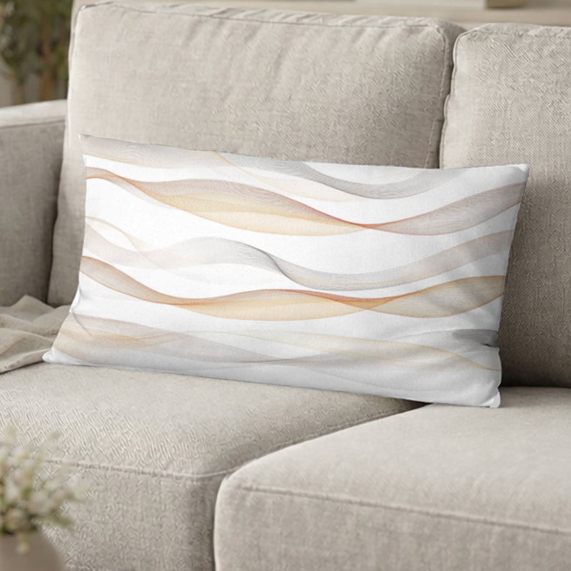 Coussin Abstract Abstract, H 12 po x l 20 po
