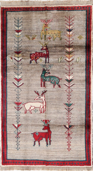 One-of-a-Kind 3'6"x6'3" Area Rug in Gray