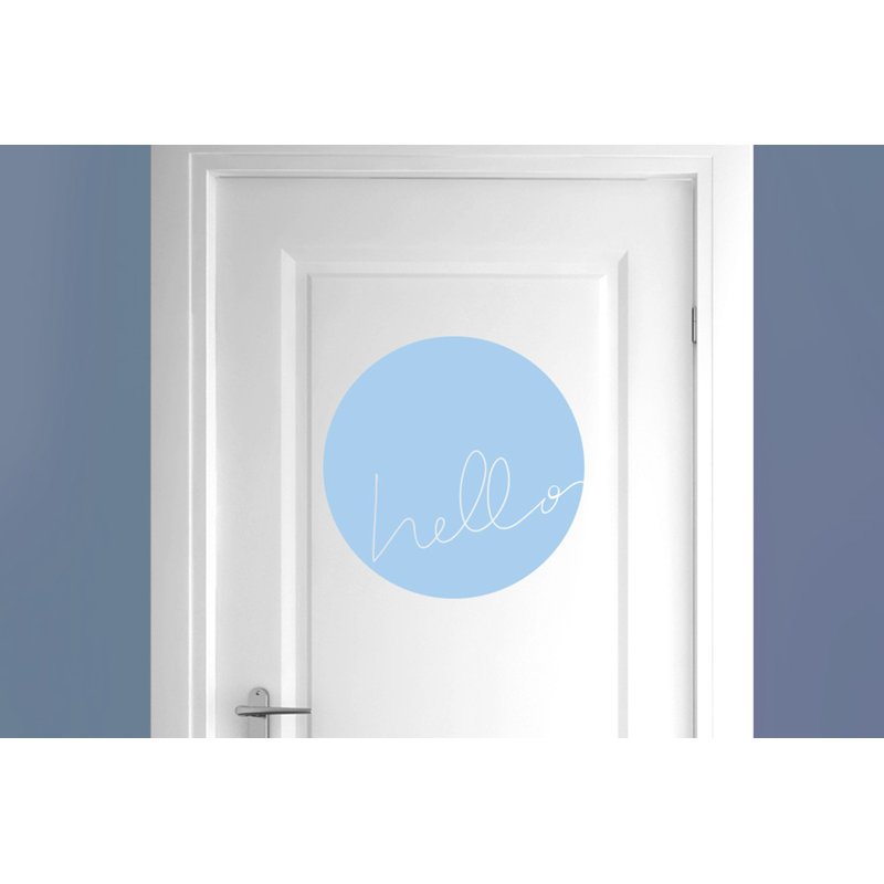 Wall Decal, Light Blue