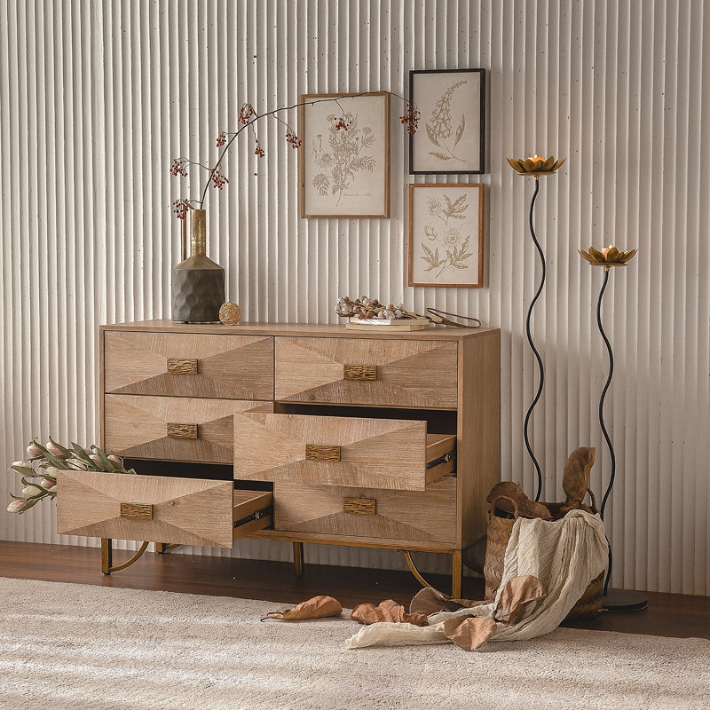 Commode 6 tiroirs, commodes et commodes modernes, meuble télé