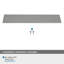 Poignées de bordure d'armoire nickel satiné centre à centre 5 pièces (16 mm) - paquet de 10-111778480-111778472