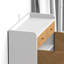 Range-chaussures, range-chaussures à 4 niveaux avec 2 tiroirs, range-chaussures autoportant à chevrons avec 2 portes et tablettes réglables pour le vestibule-58989315