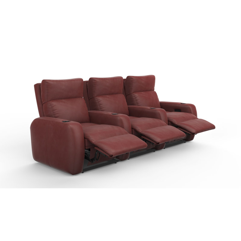 Leather Recliner, Cetus Fire
