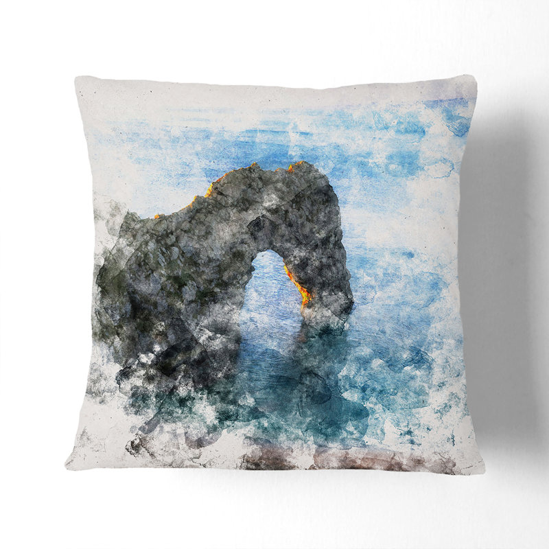 Square Cushion, 40cm H x 40cm W x 15cm D, Black